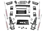 Rough Country - 476.20-4-5-inch Suspension Lift Kit (4-inch Rear Blocks) w/Premium N2.0 Shocks for Ford: 97-03 F150 4WD, 04-04 F150 Heritage 4WD