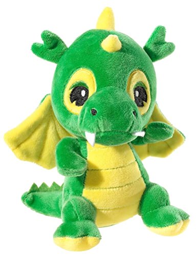 Heunec 379374 Drache Knuffi Plüschtier, Green