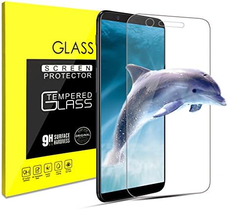 OnePlus 5T Screen Protector, HD Tempered Glass Screen Protector Film Shiled Guard for OnePlus 5T [ 2 Pack ] [Bubble-Free] [0.26mm, 2.5D] [9H Hardness] [Crystal Clear] (Clear)