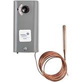 Johnson Controls A19ABB-2C Line Volt Mechanical Thermostat, 120 to 277 VAC
