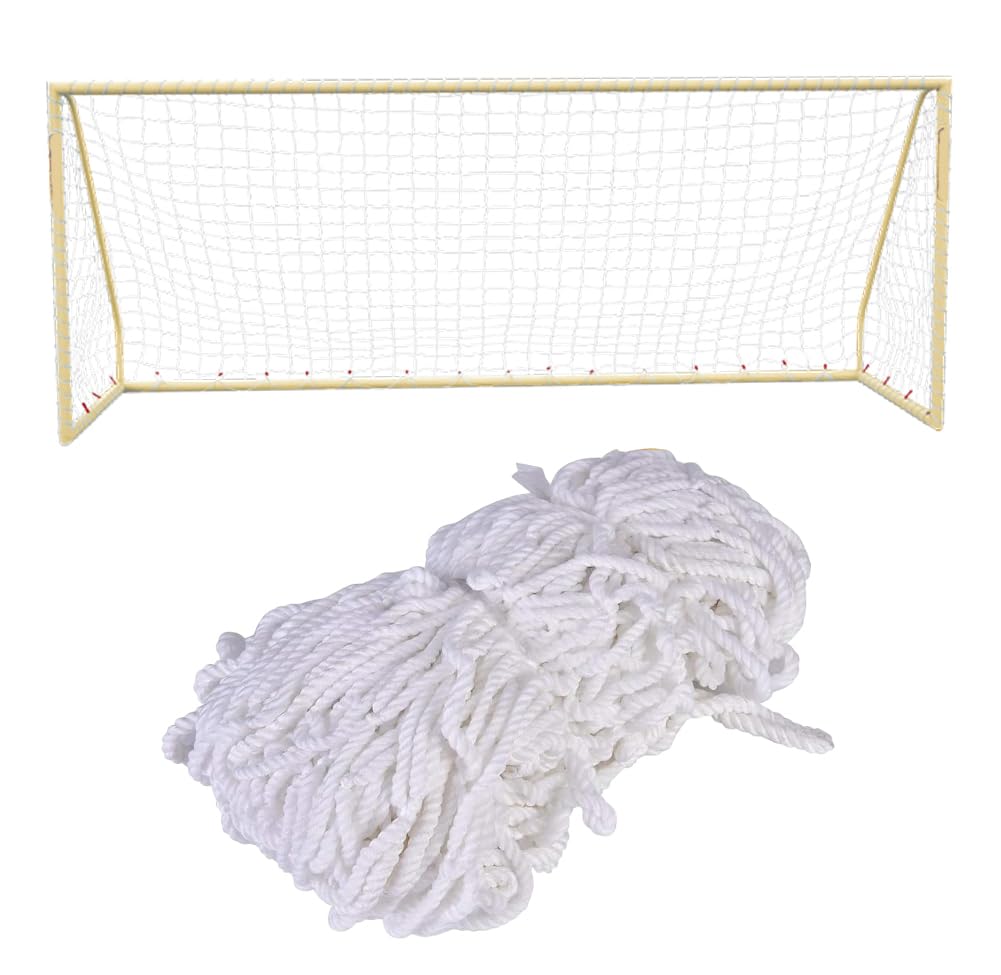 Nikou Football Goal Net - Soccer Training Net for Kids & Replacement - 7.87 x 3.94ft for Outdoor Garden Backyard Training
