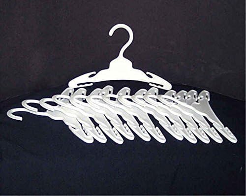 12 White Doll Hangers - American Girl Locker Fits 15" & 18" American Girl & Bitty Baby Twin Dolls Clothes