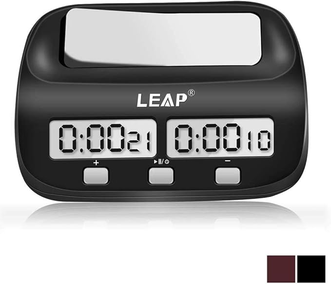 LEAP Chess Clock Digital Chess Timer Professional for Board Games Timer