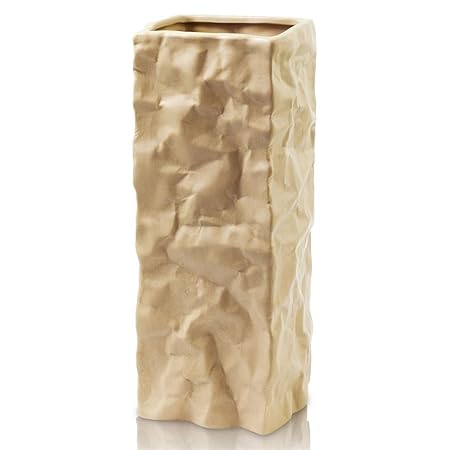 2 X Trendy Paper Bag Vase Paper Flowers Vase Vase 26 Cm Ceramic