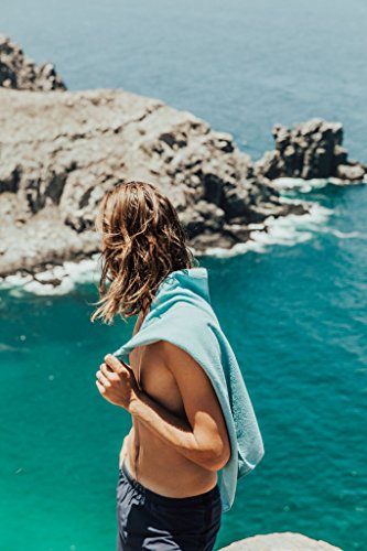 Aquis Adventure Sports Towel, Large, Seafoam - Thumbnail 5