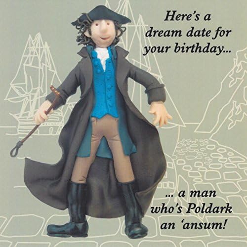 Holy Mackerel Poldark Humorous Birthday Card