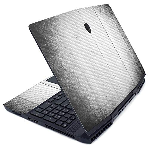 MightySkins Carbon Fiber Skin for Alienware M15 (2019) - White Wood | Protectiv…