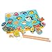 Magnetic Fishing Game Best Birthday Christmas Gifts for 1 2 3 4 Year Old Boy Girl with 2 Fishing Rods 14pcs Fish Magnet Game Fishing Puzzles for kids Toddlers Toys Fishing Toys Educational Toy