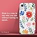 EUNSOUL Crossover Underbrag iPhone XR Case, Matte Colorful Flower Design Slim Thin Soft Flexible Silicone Phone Case Cover with TPU Protective Bumper for iPhone XR 6.1¡±
