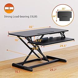 ErGear Standing Up Desk Converter Height Adjustable