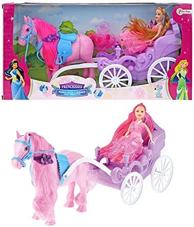 princess carriage and horse toy