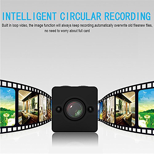 GZDL Portable Small Mini Camera Waterproof - Covert Spy Hidden Camera HD 1080P - Motion Detection Night Vision Cam - Sport Outdoor Camera for Surfing Snorkeling Cycling Drone - Thumbnail 7