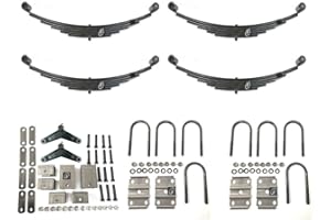 Southwest Wheel USA Made 7,000 lbs. Double Eye Leaf Spring Tandem Trailer Axle Suspension Kit
