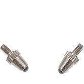 Contact Points for Dial Indicators and Linear Gage 2 Pieces Carbide Tips M2.5 Thread(Tungste Carbide)