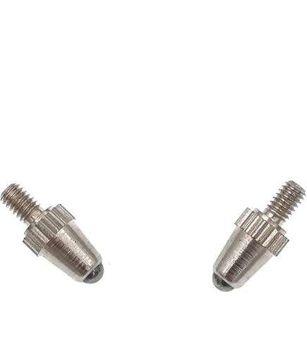 Uxcell Point De Contact Pour Indicateur De Test à Cadran, Pointe Sphérique En Carbure De Tungstène De 2 Mm De Diamètre, Filetage M1,8 X 0,35, Longueur 4,4 Cm