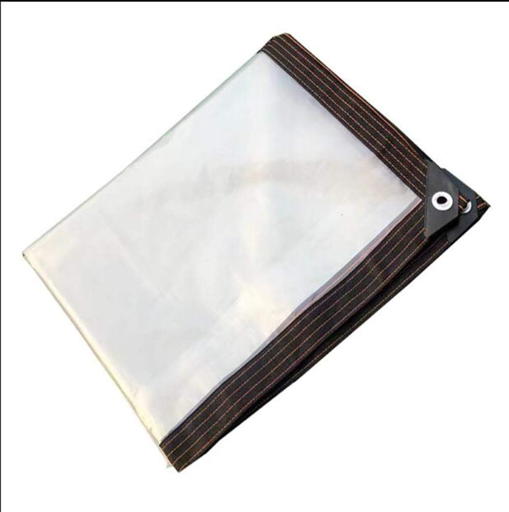 WYZBD Transparent Plastic tarps Thickening rain tarpaulins