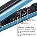 Anti Frizz Flat Iron Heat Adjustable Hair Straightener (Worldwide Voltage, Blue/Black)thumb 4