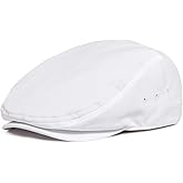 JANGOUL Men Ivy Cap Cotton Twill Newsboy Flat Hat