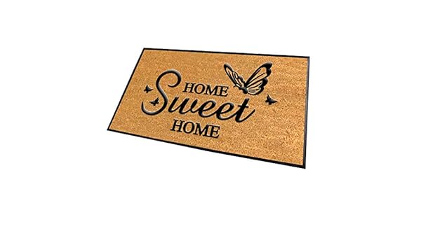Bannerbuzz Home Sweet Home Outdoor Doormats Durable Front Door