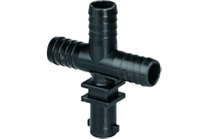 Valley Industries Polypropylene Cross Nozzle Body - 3/8" HB
