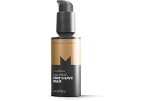 Calming Post Shave Balm by Michael Strahan | Men’s Grooming and Skincare for Dry, Sensitive Skin | Moisturizing and Soothing Aftershave Lotion | 3.4 Fl. Oz