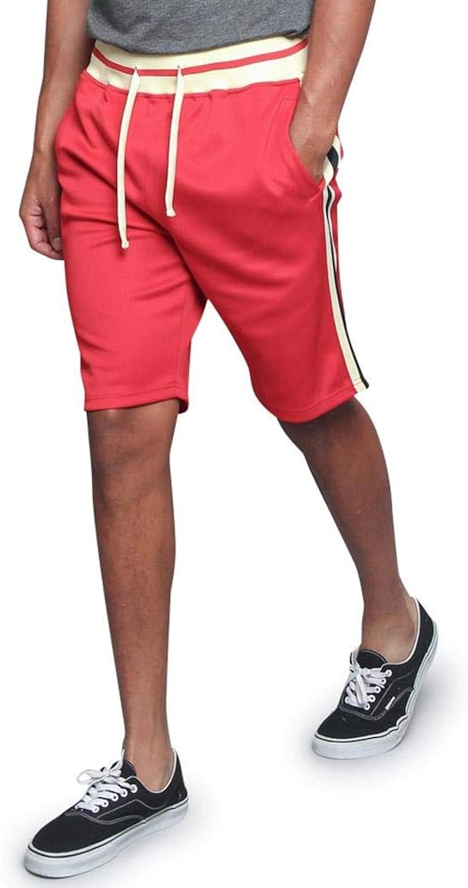 red track shorts