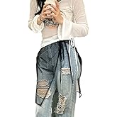 Women Lace Skirt Y2k Skirt Coverup Skirt See Through Lace Layered Skirt Mesh Stacked Wrap Skirt Korean Streetwear