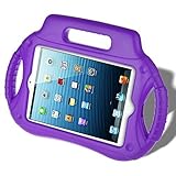 ABLEGRID® Shockproof Kids Safe Foam Handle Case Cover Stand for iPad Mini 1 2 3 Retina (Purple)