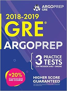 GRE by ArgoPrep: GRE Prep 2018 + 14 Days Online Comprehensive Prep Included + Videos + Practice Tests | GRE Book 2018-2019 | GRE Prep by ArgoPrep GRE by ArgoPrep: GRE Prep 2018 + 14 Days Online Comprehensive Prep Included + Videos + Practice Tests | GRE Book 2018-2019 | GRE Prep by ArgoPrep