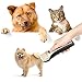 Pet Clippers Grooming Kit,5ivepets Rechargeable Cordless Electric Clippers for Small Medium to Large Dogs Cats Professional Hair Clipper with 5-Speed (Gold & Black)