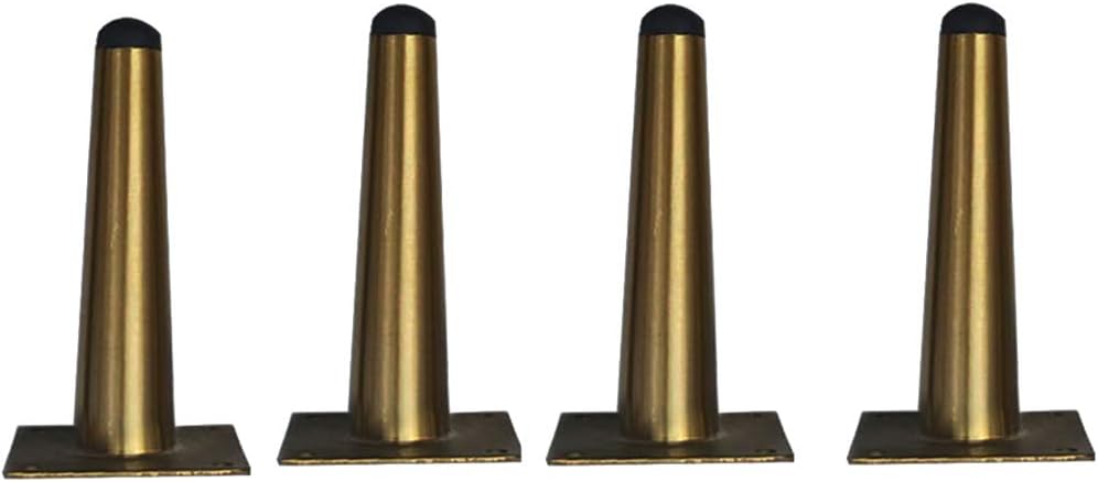 4 MöBelbeine SchrankfüßE Aus Reinem Messing Verstellbare StüTzsofabeine