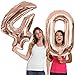 40th Birthday Decorations Party supplies-40th Birthday Balloons Rose Gold,40th Birthday Banner,Table Confetti Decorations,40th Birthday for Women,use Them as Props for Photos (Rose Gold 40)