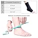 Ankle Brace Compression FREETOO Silicone Support Sleeve with Silicone Inserts for Athletics, Injury Recovery, Joint Pain, Eases Swelling L