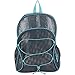 Eastsport Mesh Bungee Backpack, Gray/Mint, One Size