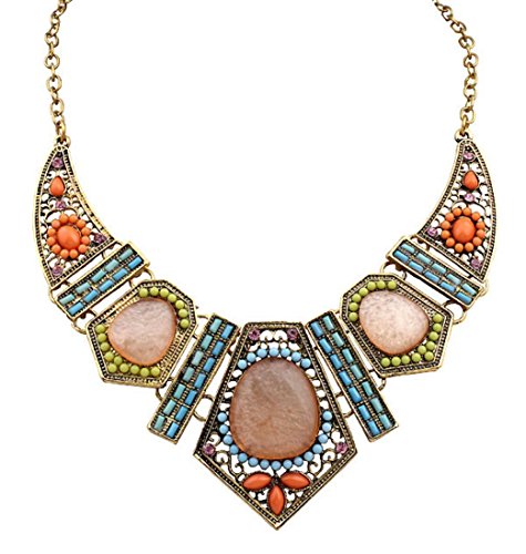 Clearance Deal! Hot Sale! Necklace, Fitfulvan 2018 Vintage Flower Crystal Bubble Women Necklace Earrings Set Pendant Necklace Gifts Jewelry (multicolor)