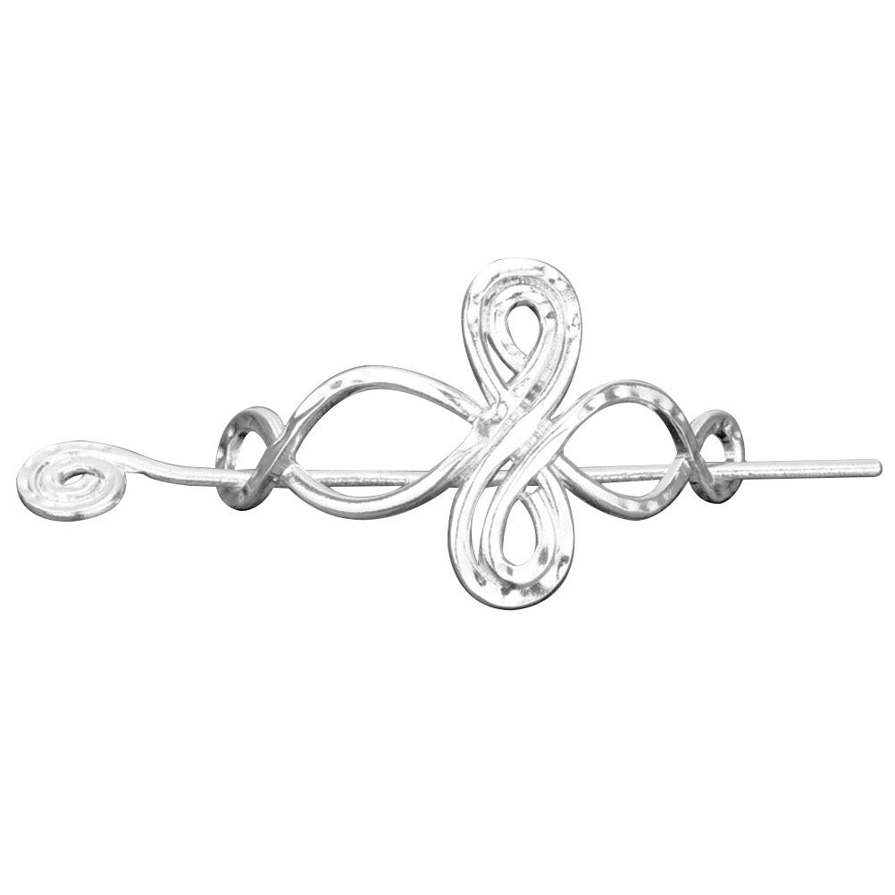 Lurrose Creative Hair Clips for Women Knot Hair Pin Metal Bobby Pin Sliding Accessories for Wedding Guest and Everyday Use