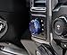 Aluminum Alloy Car Inner 4WD Switch Knob Ring Cover Trim For Ford F150 XLT 2016 2017(Blue 4WD Knob Cover)