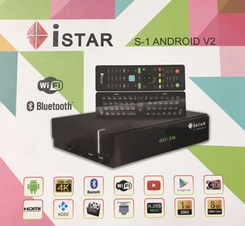 Istar Korea S1 V2 Android 4K 1 Year Free Online Tv 3500 Channels Full Gold Package (Best Tv V2 4 Arabic Iptv Box)