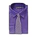 Jacques Valmont Boy's Long Sleeve Shirt with Tie and Accessories (Multiple Colors)
