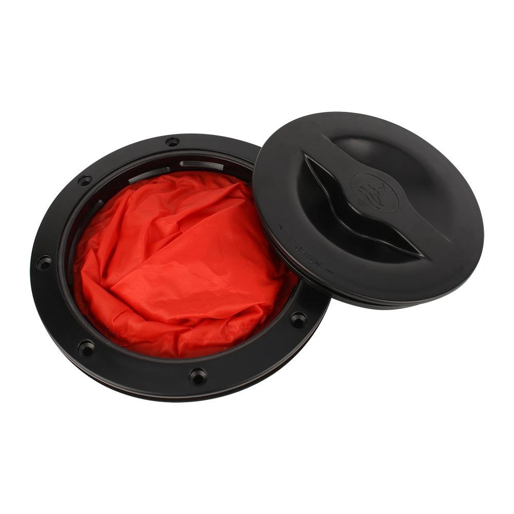 Marine Hatch Cover, Durable Waterproof Easy Installation, 6-Inch Deck Plate with Red Bag for Kayaking Canoeing Water Sports Camping Fishing Boating