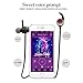 Bluetooth Earbuds with Earhook 4.1 Wireless Bluetooth Headphones Lightweight Noise Cancelling Earphone Built-in Mic & HD Crystal Clear Sound (Black)