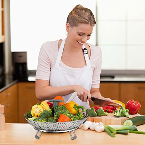 image for Vasdoo Vegetable Steamer Basket for Instant Pot Accessories,Fits 6,8 Q