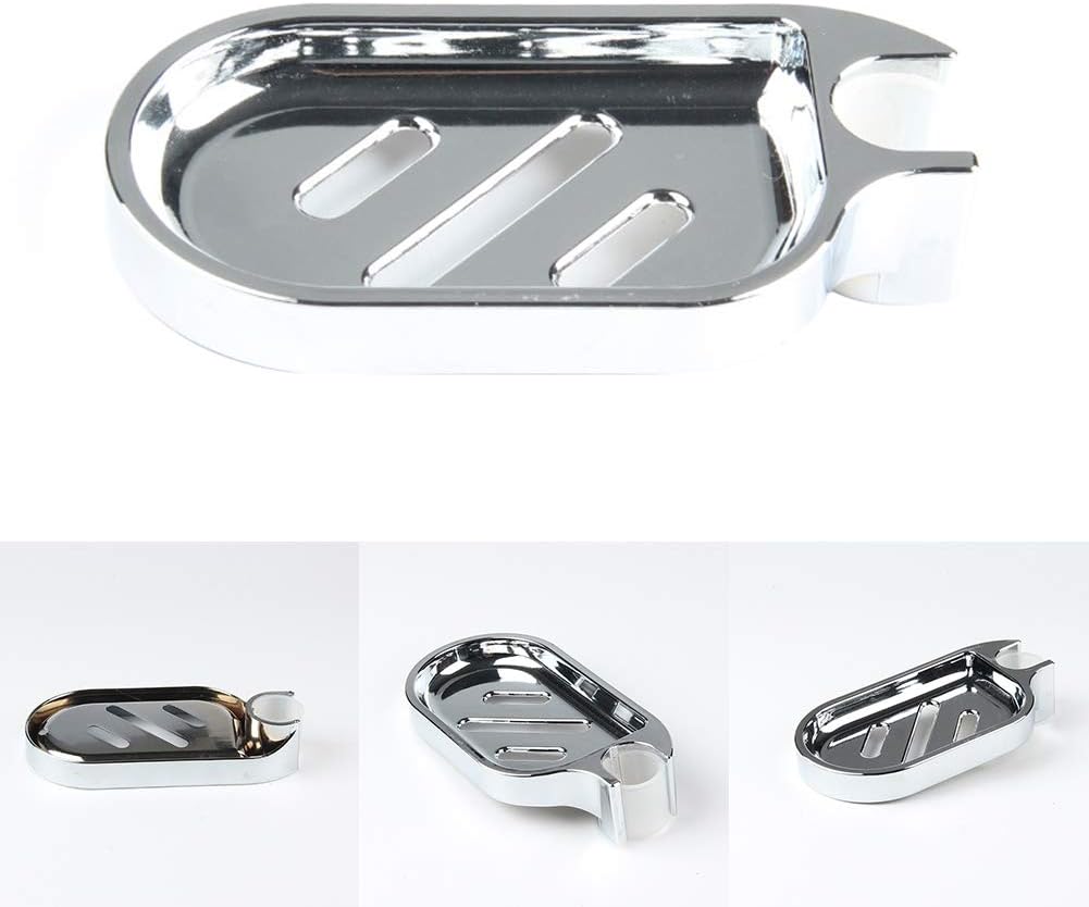 Momangel Bathroom Clipon Soap Drain Dish,ABS Material Shower Soap