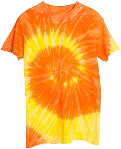 Ragstock Tie Dye T-Shirt, Yellow-And-Orange - XL