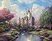 RIHE DIY Oil Painting, Paint by Number kit-Rainbow Castle 16 * 20 inch (Frameless)