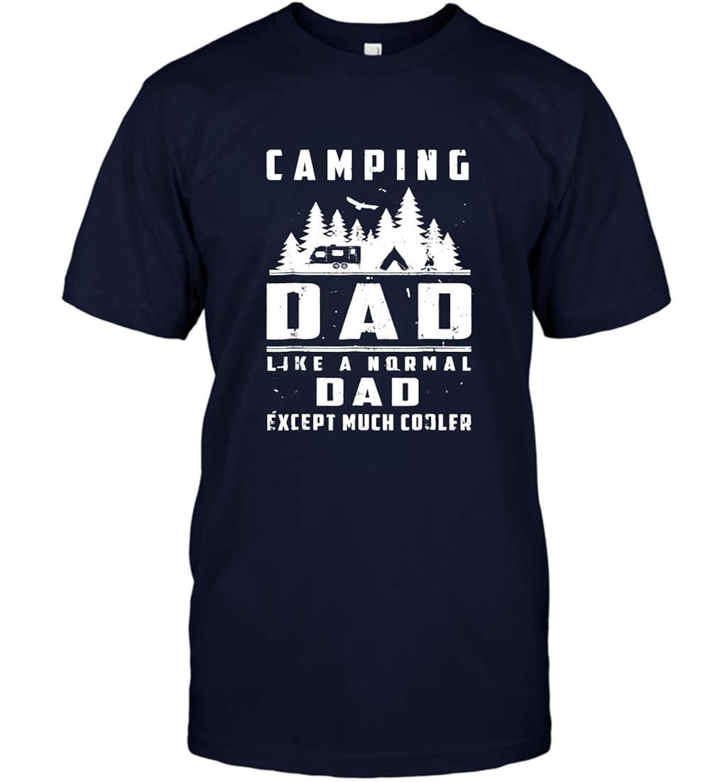 Camping Dad Gifts For Daddy Father Day Camper T Shirt 8719 Seknovelty