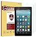 [2-Pack] OMOTON Screen Protector for All-New Fire 7 / Fire 7 Kids Edition Tablet (9th/7th Gen, 2019/2017 Release) - Tempered Glass/High Definition / 9H Hardness