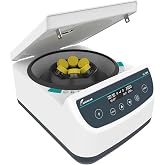 JOANLAB LC500-6 Lab Centrifuge, 500-4000RPM, 2146xg | 9 programmable presets, digital, 2/5/10/15/50ml tubes, imbalance auto-stop, lid lock, PRP plasma separation