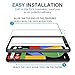 [3 Pack] L K Screen Protector for Google Pixel 4 XL, [Frame-Installation] Tempered Glass 9H Hardness, Lifetime Replacement Warranty