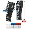 Moxie-Gear-Shin-Gaiters-Blue-Front-Black-Back